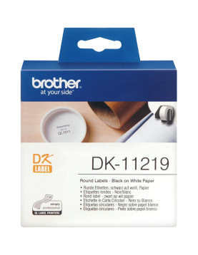 Etiquetas Circulares Pré-Cortadas Papel Térmico 12mm 1200un