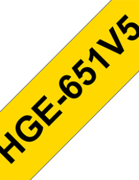 Fita AltaQualidade 24mmx8mts Amarelo/Preto 5un