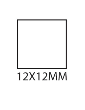 Etiquetas 12x12 Pack de 12 Folhas Brother SC-2000USB