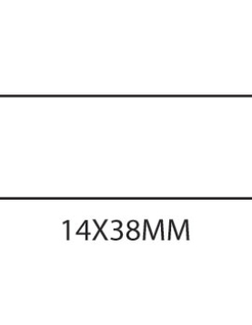 Etiquetas 14x38 Pack de 12 Folhas Brother SC-2000USB