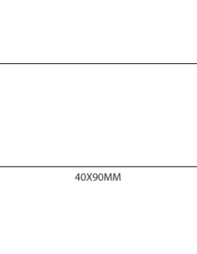 Etiquetas 40x90 Pack de 12 Folhas Brother SC-2000USB