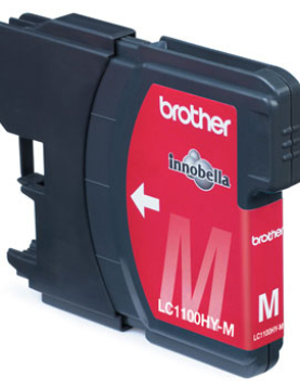Tinteiro Brother LC1100HYM Magenta 10,1ml 750 Pág.