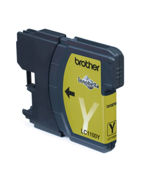 Tinteiro Brother LC1100Y Amarelo 5,5ml 325 Pág.