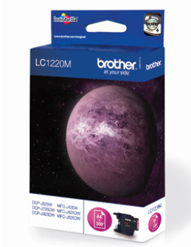 Tinteiro Brother LC1220M Magenta 4,8ml 300 Pág.
