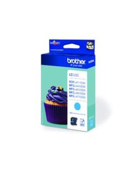 Tinteiro Brother LC123C Azul 6,6ml 600 Pág.