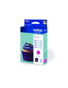 Tinteiro Brother LC123M Magenta 6,6ml 600 Pág.