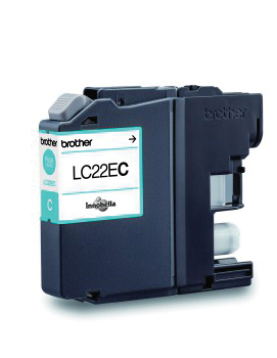 Tinteiro Brother LC22EC Azul 1200 Pág.