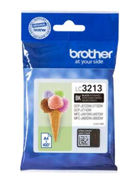 Tinteiro Brother LC3213BK Preto 400 Pág.