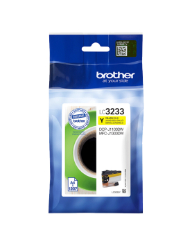 Tinteiro Brother LC3233Y Amarelo 1500 Pág.