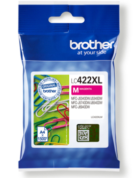 Tinteiro Brother LC422XLM Magenta 1500 Pág.