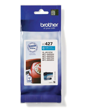 Tinteiro Brother LC427C Azul 1500 Pág.