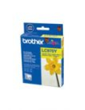 Tinteiro Brother LC970Y Amarelo 6,1ml 300 Pág.