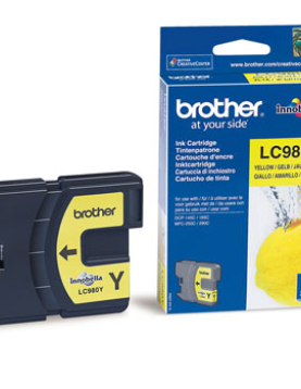 Tinteiro Brother LC980Y Amarelo 4,8ml 260 Pág.