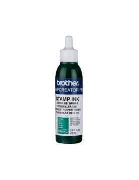 Tinta BROTHER Verde para Carimbos 20cc