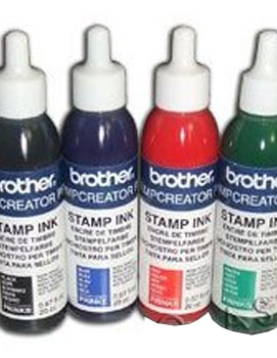 Tinta BROTHER Vermelho para Carimbos 20cc