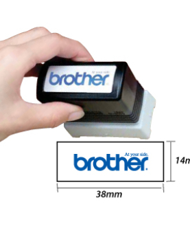 Carimbo 14x38mm Preto Brother PR1438B6P 6un