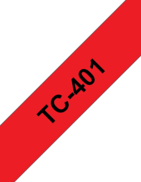 Fita Laminada 12mmx7,7mts Vermelho/Preto