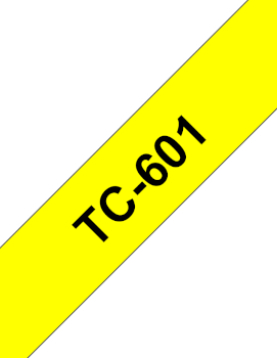 Fita Laminada 12mmx7,7mts Amarelo/Preto
