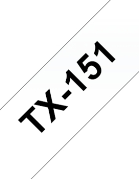 Fita Laminada 24mmx15mts Transparente/Preto