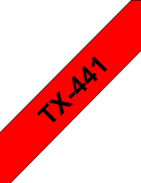 Fita Laminada 18mmx15mts Vermelho/Preto