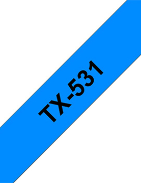 Fita Laminada 12mmx15mts Azul/Preto
