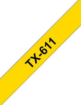 Fita Laminada 6mmx15mts Amarelo/Preto