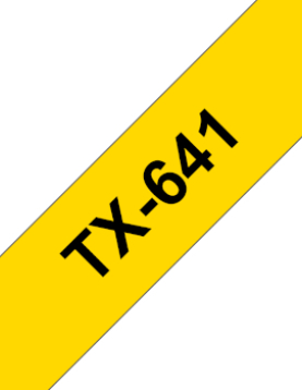 Fita Laminada 18mmx15mts Amarelo/Preto