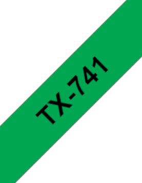 Fita Laminada 18mmx15mts Verde/Preto