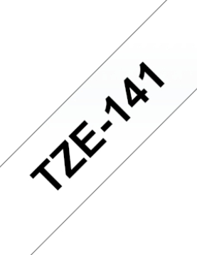 Fita Laminada 18mmx8mts Transparente/Preto