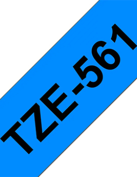 Fita Laminada 36mmx8mts Azul/Preto