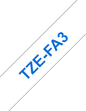 Fita Têxtil 12mmx3mts Branco/Azul