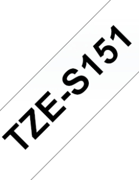 Fita Laminada SuperAdesiva 24mmx8mts Transparente/Preto