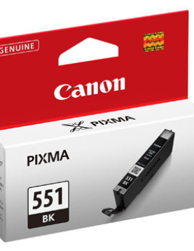 Tinteiro Canon 551 Preto 6508B001 7ml