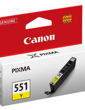 Tinteiro Canon 551 Amarelo 6511B001 7ml
