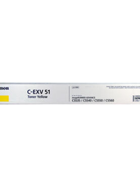 Toner Canon C-EXV 51 Amarelo 0484C002 60000 Pág.