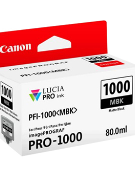 Tinteiro Canon PFI-1000 Preto Matte 0545C001 80ml