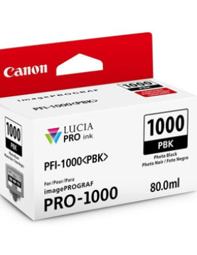Tinteiro Canon PFI-1000 Preto Foto 0546C001 80ml