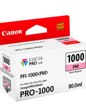 Tinteiro Canon PFI-1000 Magenta Foto 0551C001 80ml