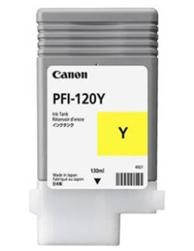 Tinteiro Canon PFI-120 Amarelo 2888C001 130ml