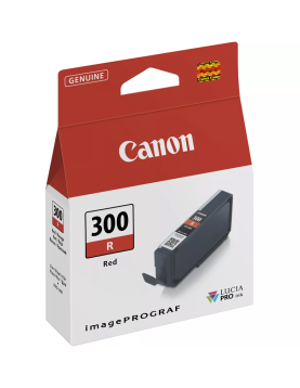Tinteiro Canon PFI-300 Vermelho 4199C001 14,4ml