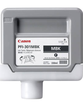 Tinteiro Canon PFI-301 Preto Matte 330ml