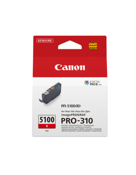 Tinteiro Canon PFI-5100 Vermelho 6958C001