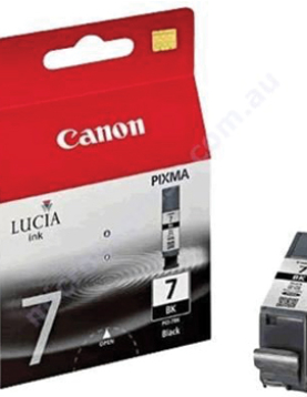 Tinteiro Canon 7 Preto 2444B001 25ml 570 Pág.