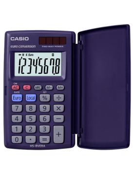 Calculadora de Bolso Casio HS8VERA 8 Digitos Azul