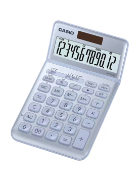 Calculadora Secretária Casio JW200SCBU Azul Claro 12 Dígitos