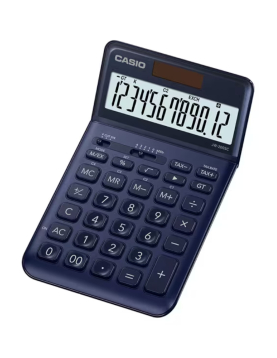Calculadora Secretária Casio JW200SCNY Azul Escuro 12 Dígito