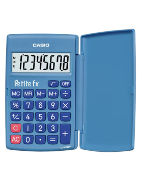 Calculadora de Bolso Casio LC401LV Azul 8 Digitos