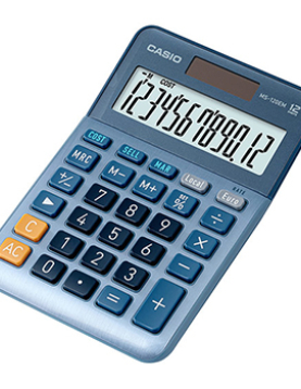 Calculadora Secretária Casio MS120EMWEP 12 Dígitos