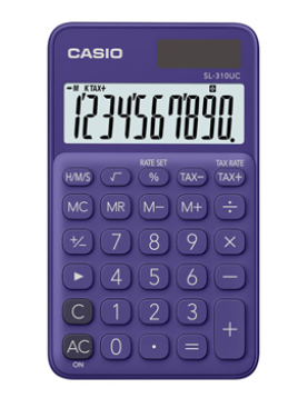 Calculadora de Bolso Casio SL310UCPL Roxo 10 Digitos