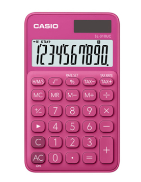 Calculadora de Bolso Casio SL310UCRD Vermelho 10 Digitos